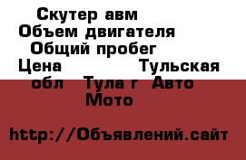 Скутер авм “ZX50S“ › Объем двигателя ­ 49 › Общий пробег ­ 500 › Цена ­ 30 000 - Тульская обл., Тула г. Авто » Мото   